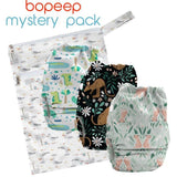 BoPeeps Promo Starter Pack (3 Newborn AI2 Nappies + Wet Bag)