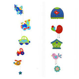 Colourful Wooden Mobile - Birds or Transport