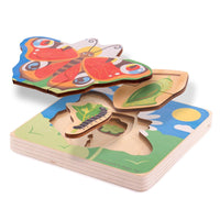 Butterfly Life Cycle Layer Jigsaw Puzzle