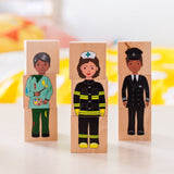 Careers Mix-n-Match Wooden Blocks