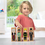 Careers Mix-n-Match Wooden Blocks