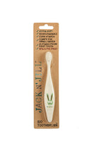 Kids bio toothbrush with compostable and biodegradable handle