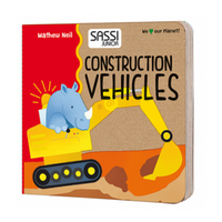 Construction Vehicles and Shapes Set